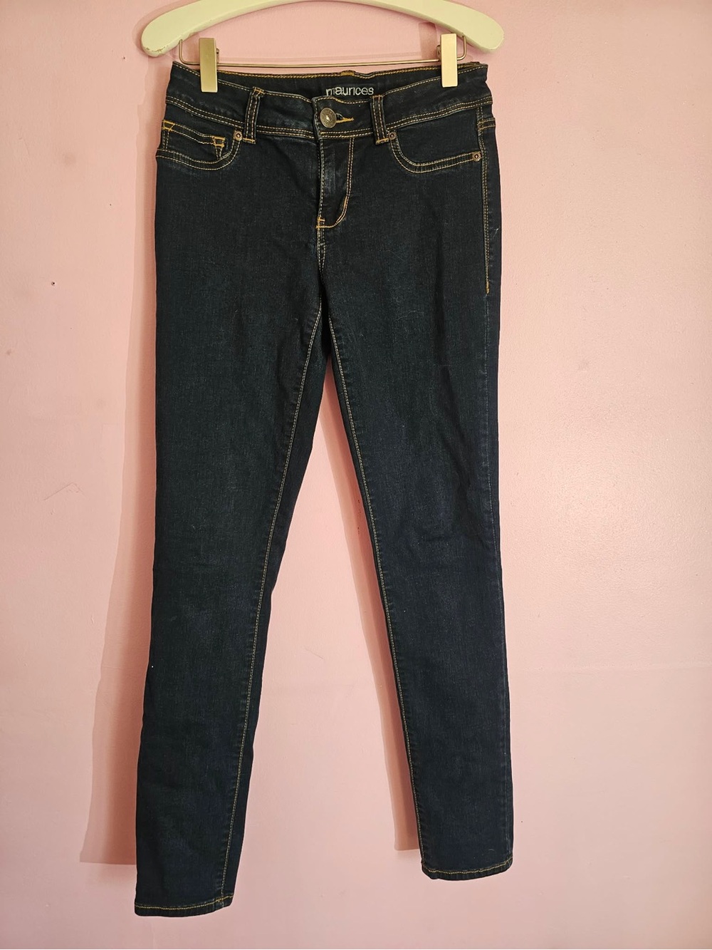 Maurices Navy Blue Skinny Jeans